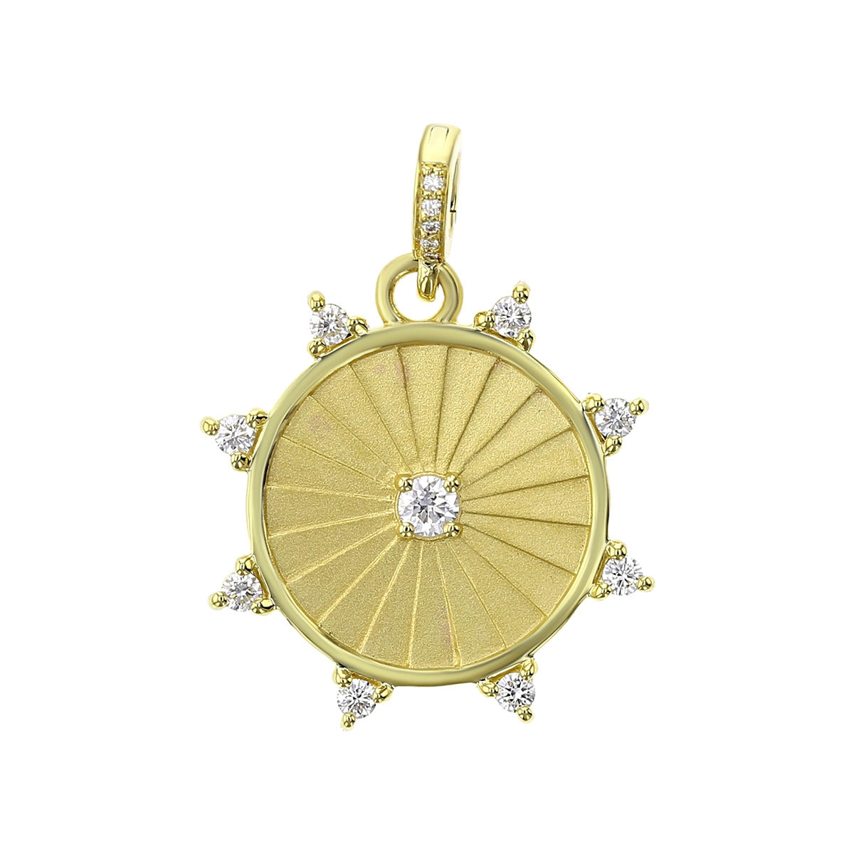 8 Point Wheel Medallion Pendant | Shreve & Co. | Shreve & Co. Jewelers