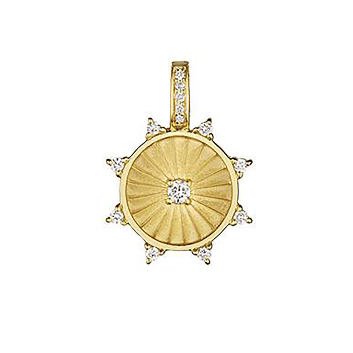 8 Point Wheel Medallion Pendant | Shreve & Co. | Shreve & Co. Jewelers