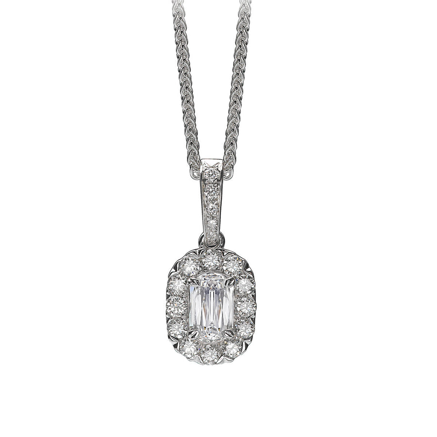 L'Amour Crisscut Diamond Necklace