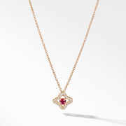 Necklace with Ruby and Diamonds in 18K Gold