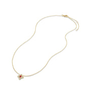Necklace with Ruby and Diamonds in 18K Gold