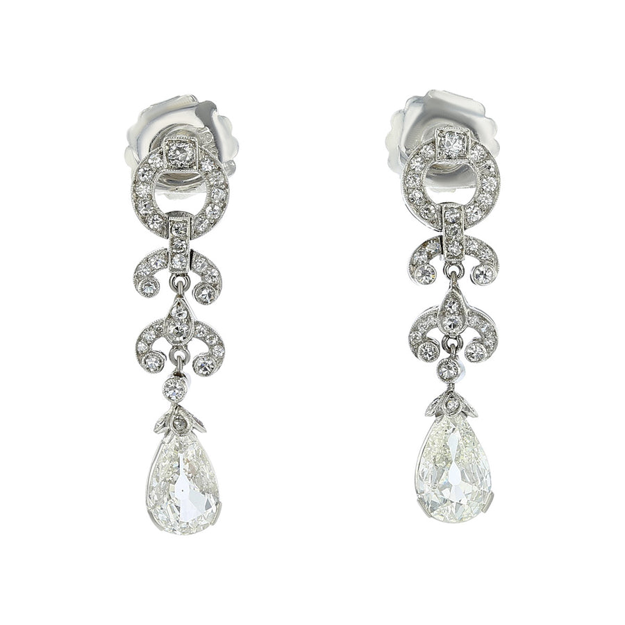 Diamond Drop Earrings