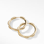 Tides Hoop Earrings in 18K Yellow Gold with Diamonds