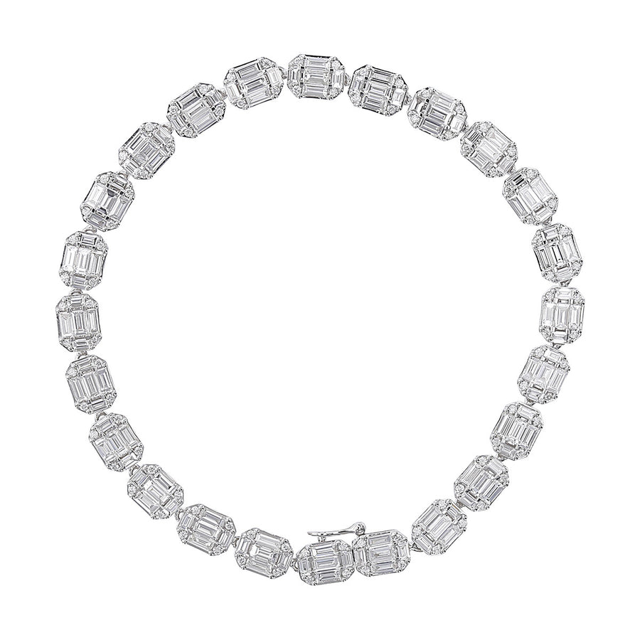 Sunburst Diamond Line Bracelet