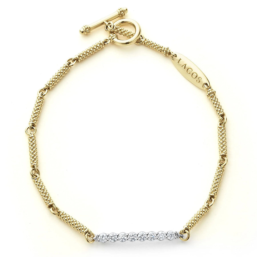 Superfine Diamond Link Bracelet