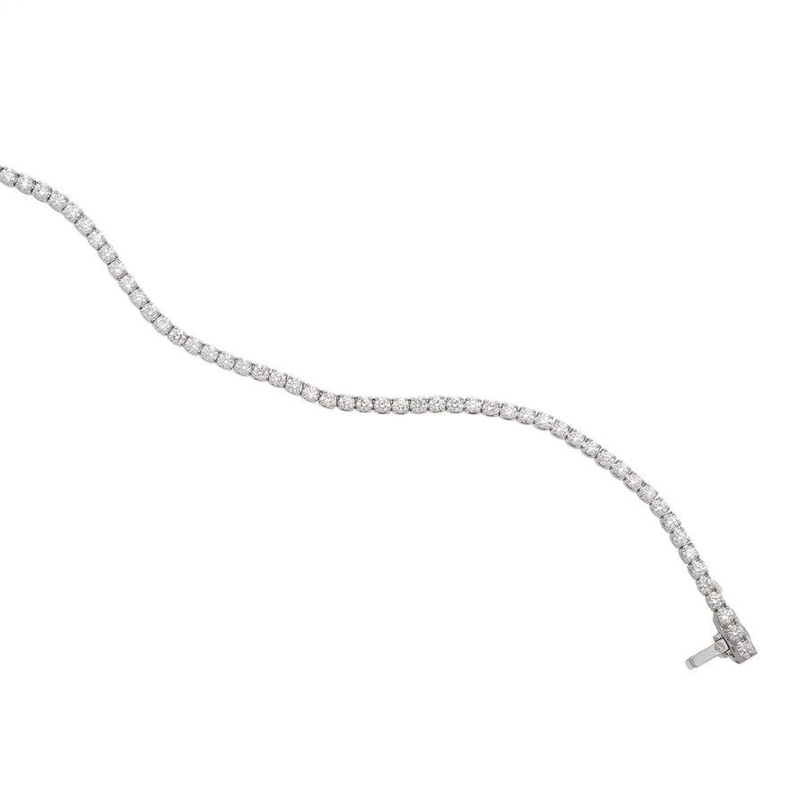 18K White Gold Diamond Tennis Bracelet