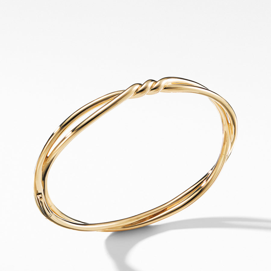 Continuance Center Twist Bracelet in 18K Gold