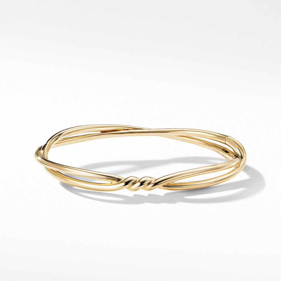 Continuance Center Twist Bracelet in 18K Gold