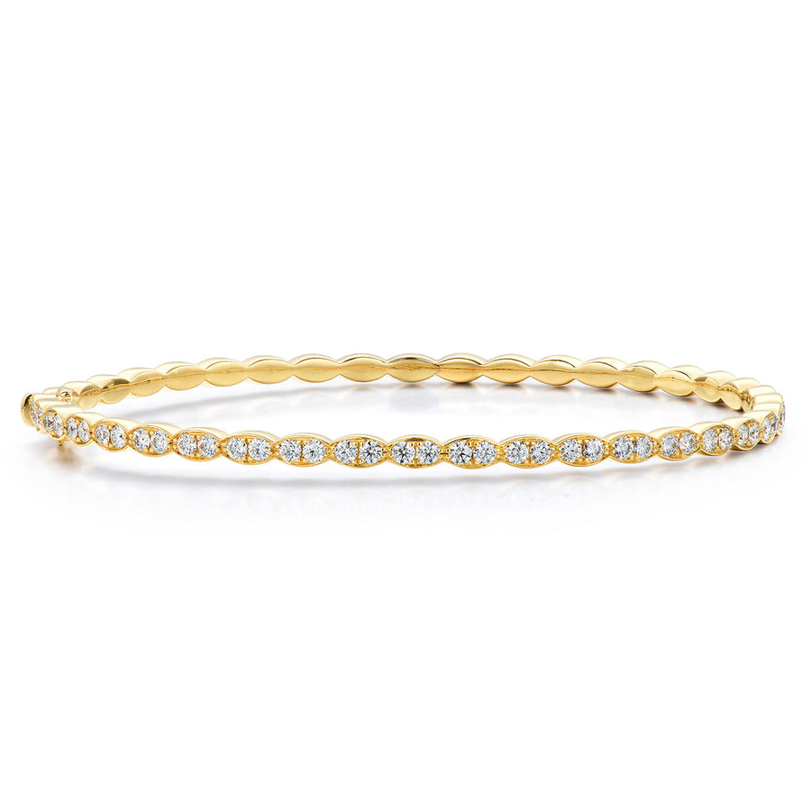 Lorelei Floral Diamond Bangle