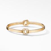 Thoroughbred Center Link Bracelet in 18K Yellow Gold with Diamonds