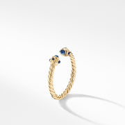 Renaissance Color Ring in 18K Yellow Gold with Blue Sapphires