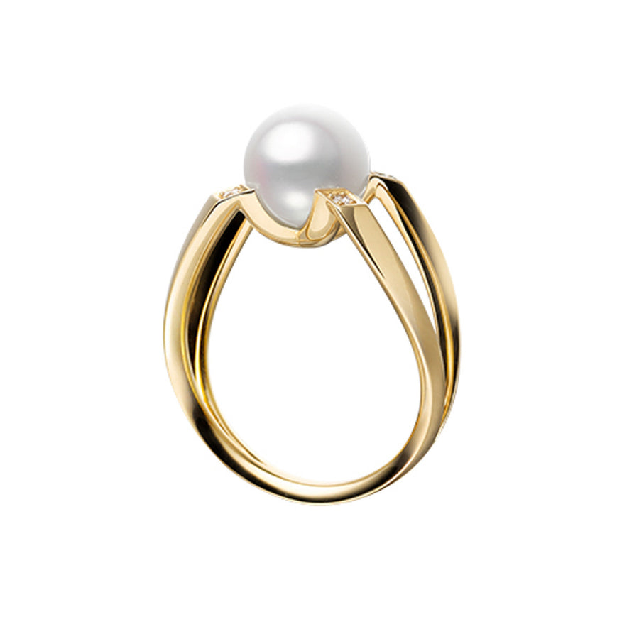 M Collection Akoya Cultured Pearl Ring