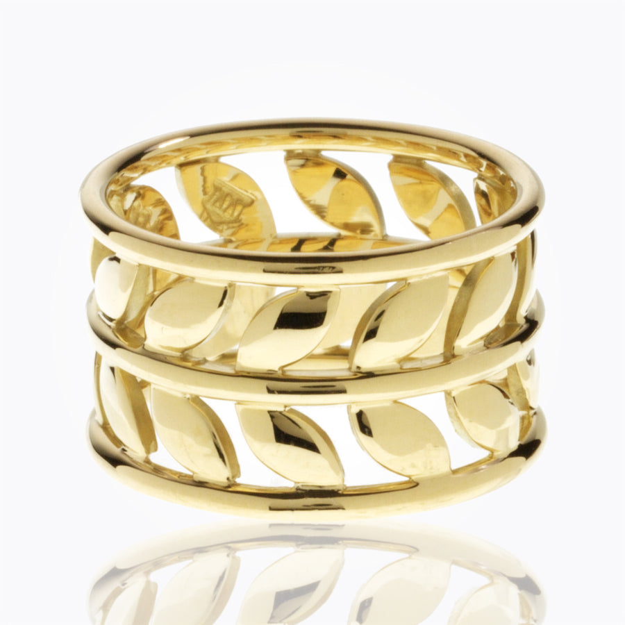 18K Gold Vine Ring