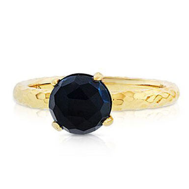 Blue Topaz Doublet Ring
