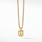 Roman Amulet in 18K Yellow Gold with Black Onyx