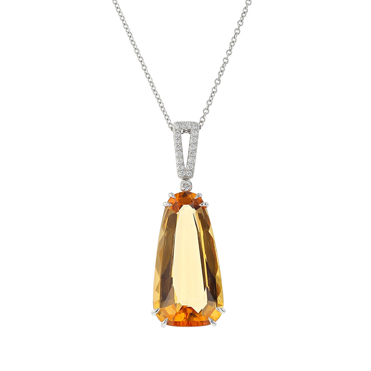 Topaz and Diamond Pendant | Shreve & Co. | Shreve & Co. Jewelers