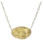 Lunaria Pendant Gold Necklace