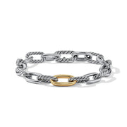 DY Madison Chain Bracelet with 18K Yellow Gold