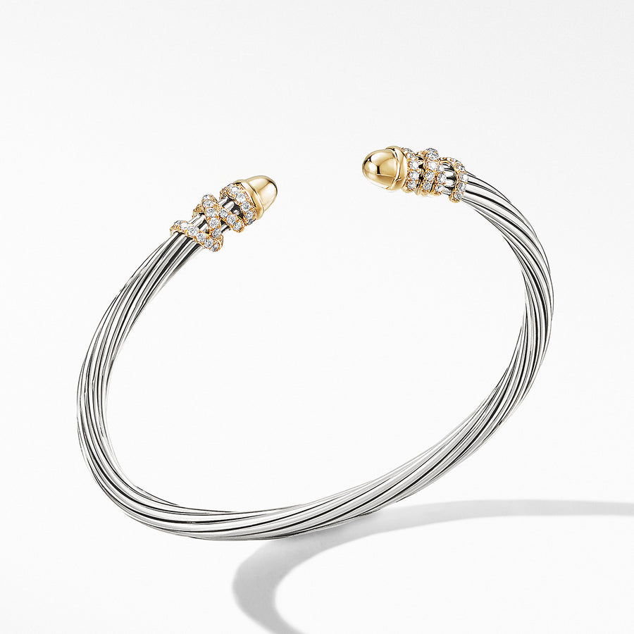 Helena Bracelet with Gold Dome and Diamonds