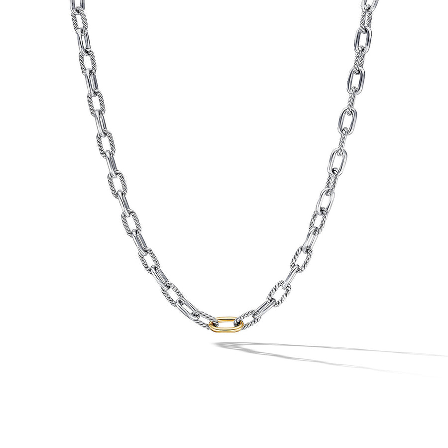 DY Madison Chain Necklace with 18K Yellow Gold