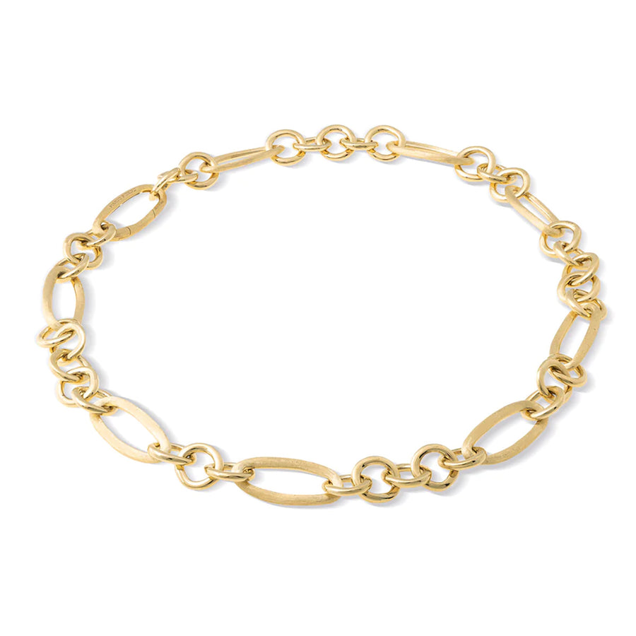 Jaipur Link Collection 18K Yellow Gold Mixed Link Necklace