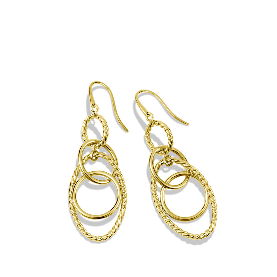 Mobile Small Link Earrings in 18K Yellow Gold