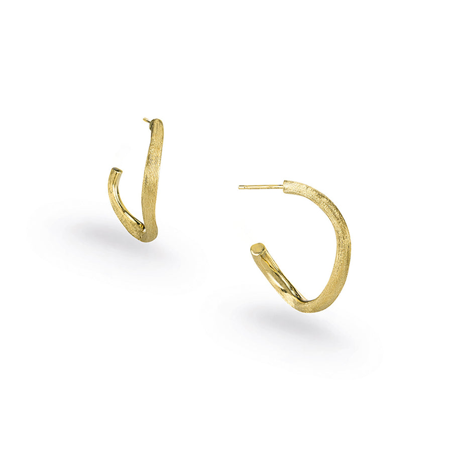 18K Yellow Gold Petite Hoop Earrings