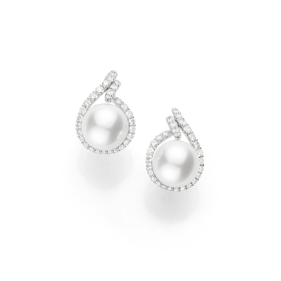 White South Sea Cultured Pearl Earrings