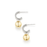 Solari Drop Earrings with Diamonds and 18K Gold