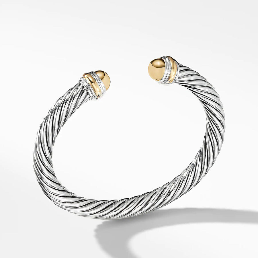 Cable Classic Collection Bracelet with 14K Yellow Gold