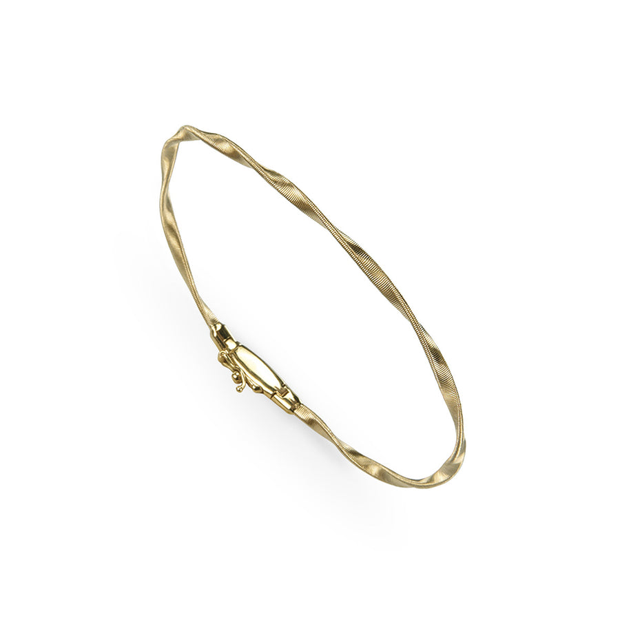 18K Yellow Gold Stackable Bangle