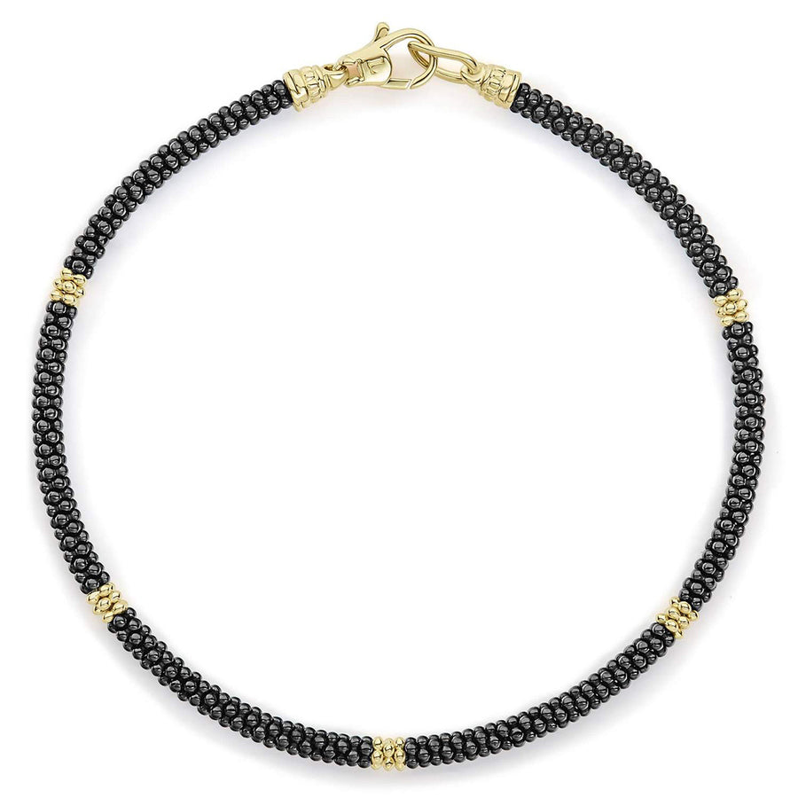 Black Caviar Beaded Bracelet