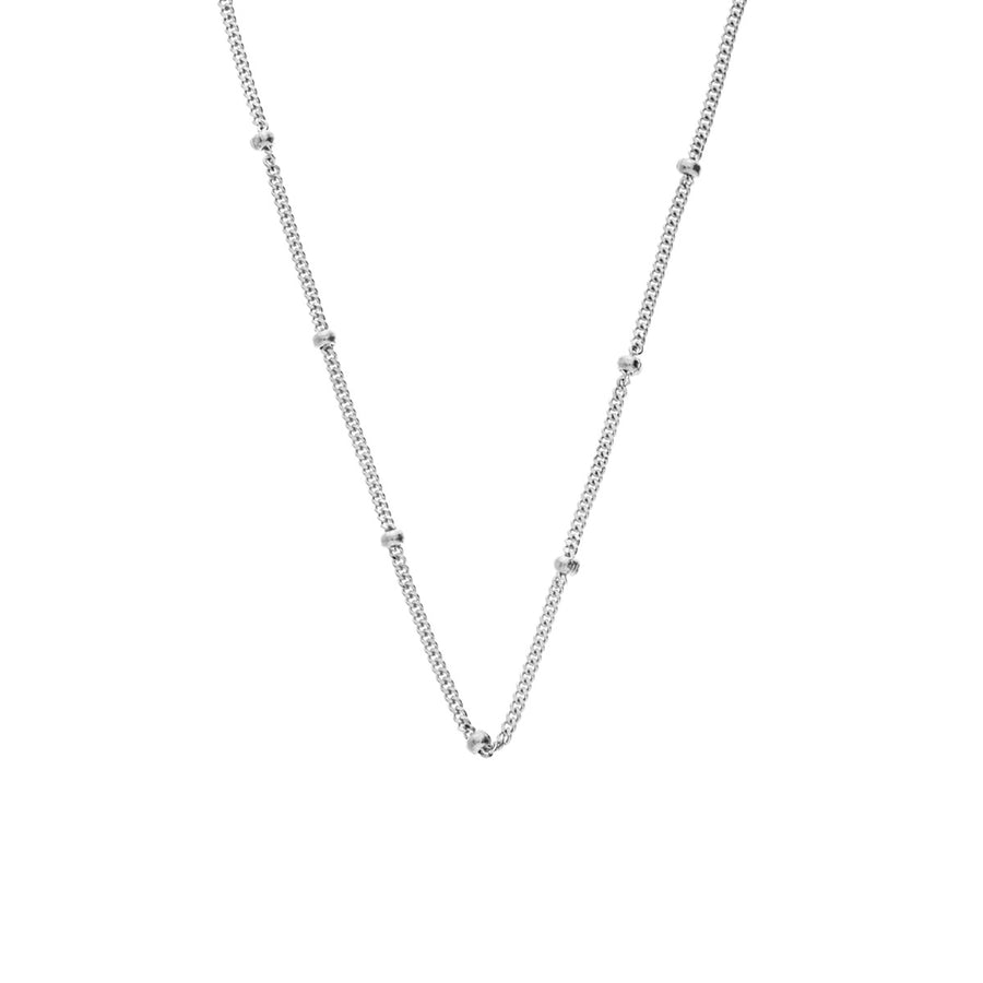 Bead Chain in White Gold