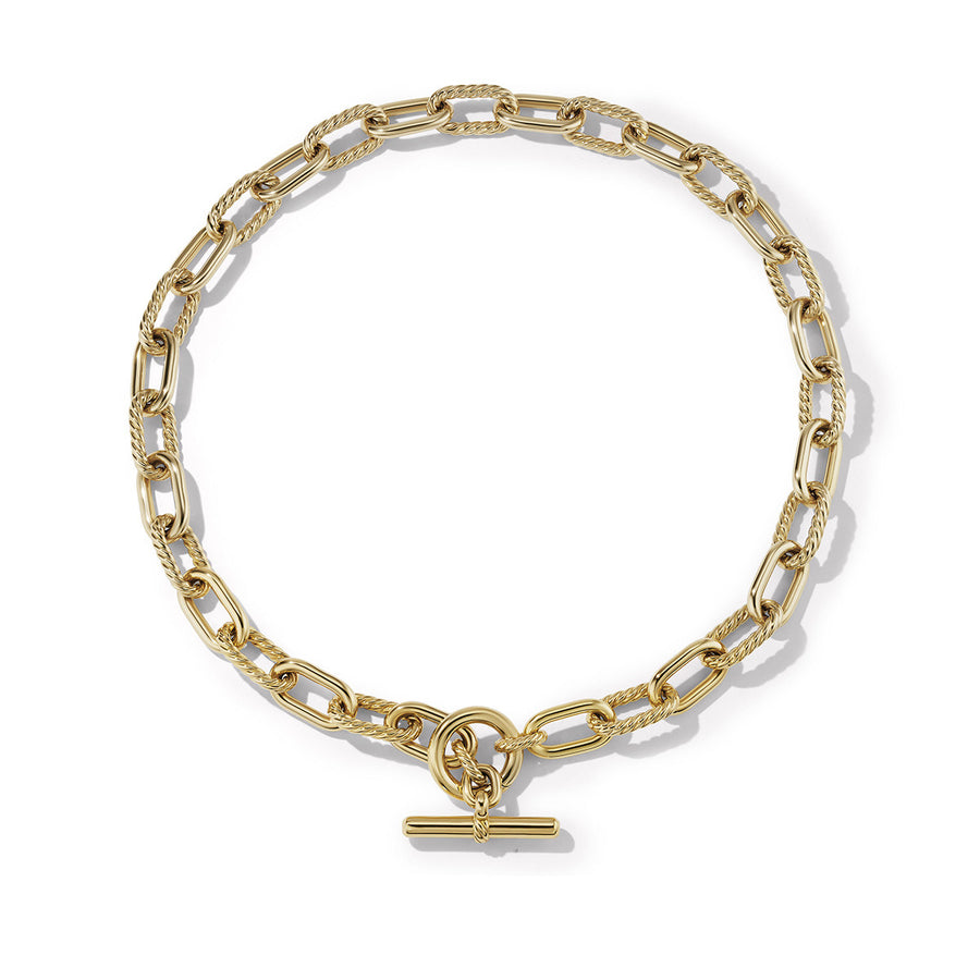 DY Madison Toggle Chain Necklace in 18K Yellow Gold
