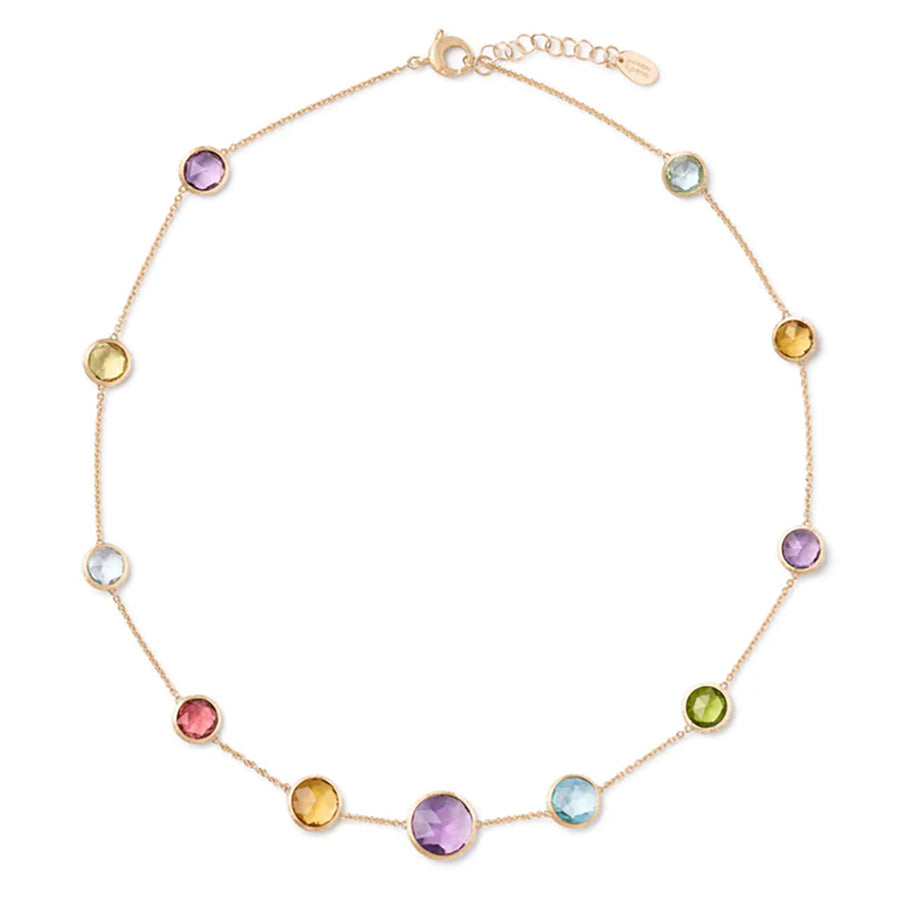 Jaipur Color Collection 18K Yellow Gold Mixed Gemstone Necklace