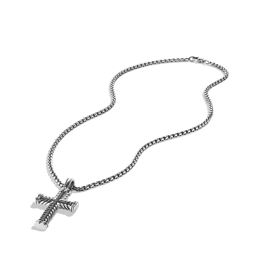 Chevron Cross with Black Diamonds