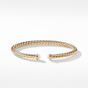 Cable Spira Bracelet with Pearls in 18K Gold