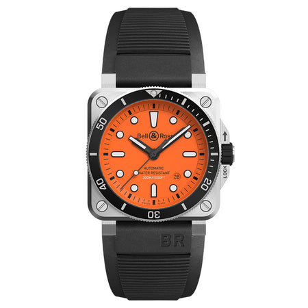 BR 03 92 Diver Orange Shreve Co. Shreve Co. Jewelers