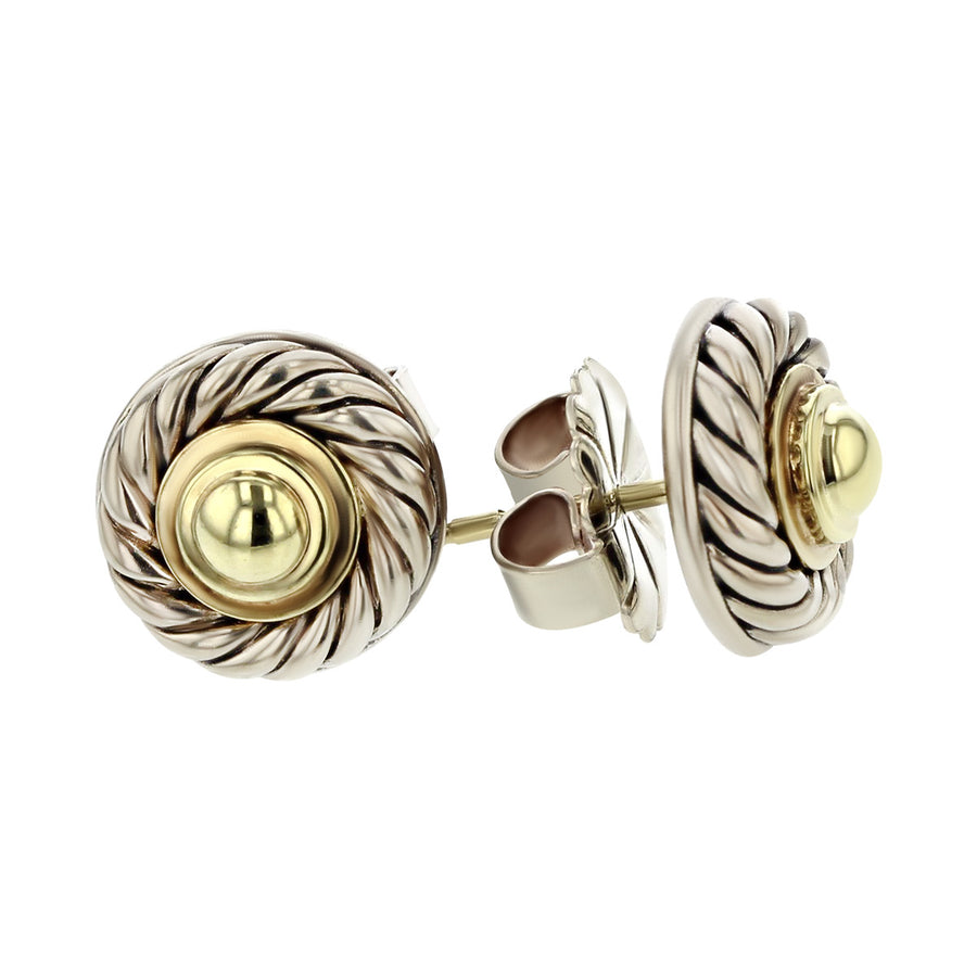 David Yurman Cable Classics Button Earrings