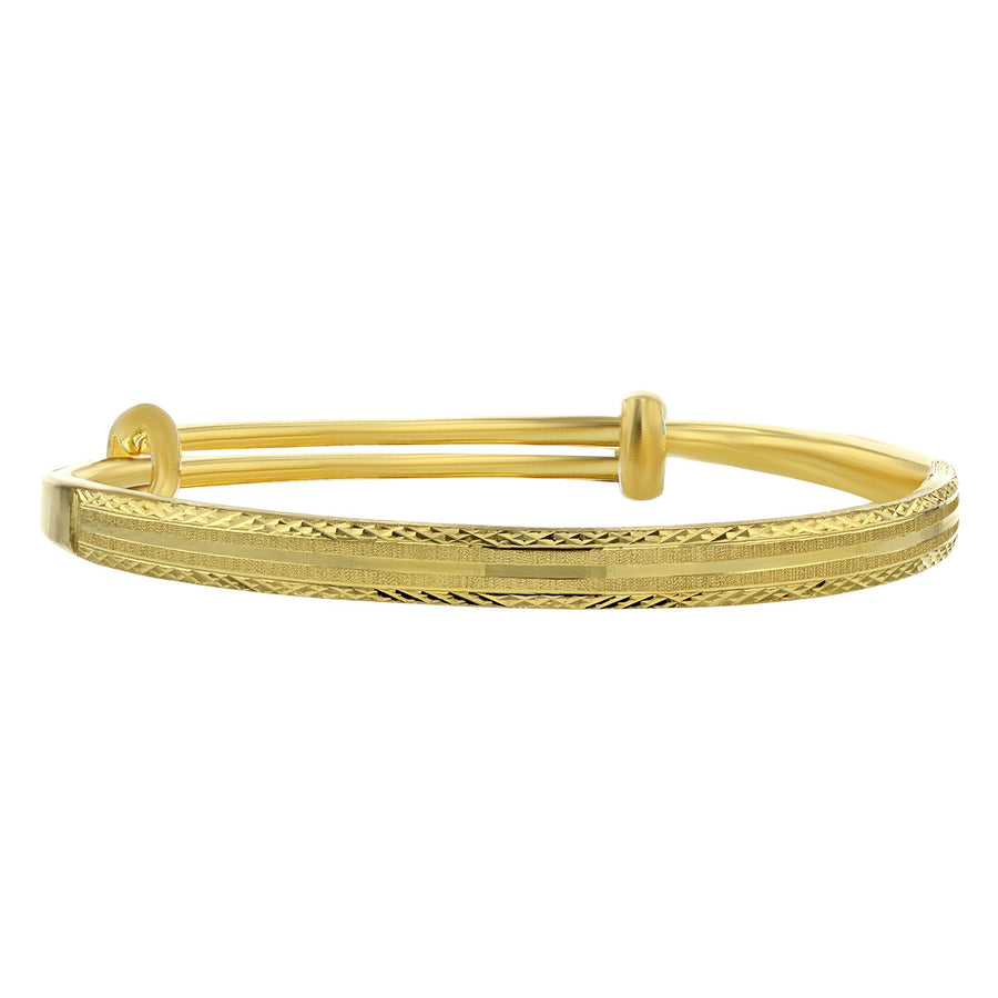 22K Yellow Gold Interwinding Bangle Bracelet