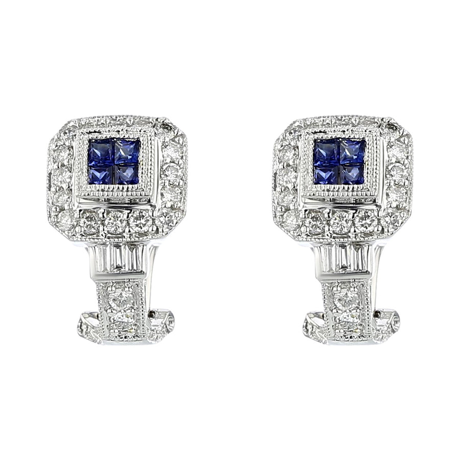 Konstantino 18K Sapphire and Diamond Earrings