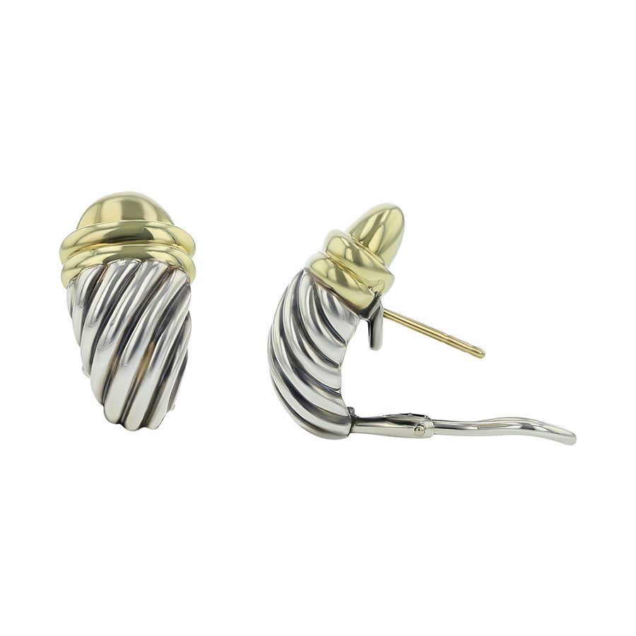 David Yurman Acorn Cable Classic Earrings