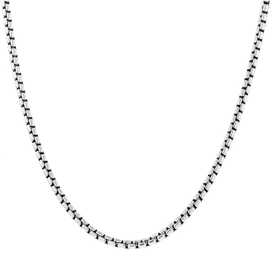 David Yurman Sterling Silver 18-Inch Box Chain | Shreve & Co.