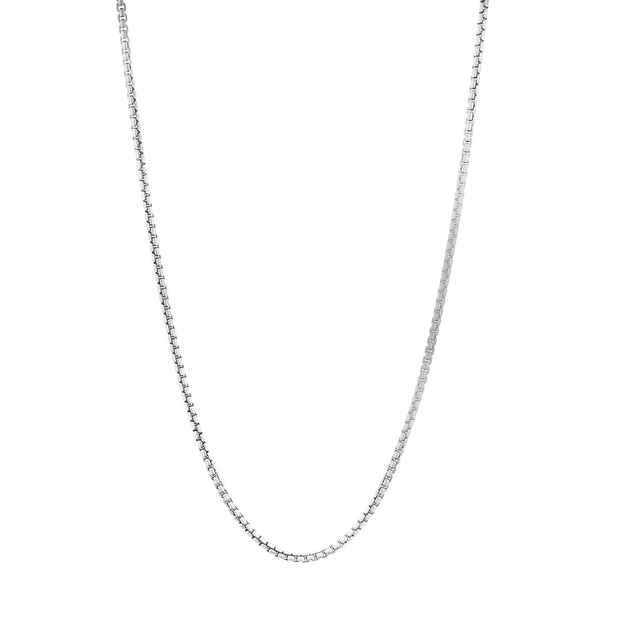 David Yurman Black Titanium and Sterling Silver Box Chain