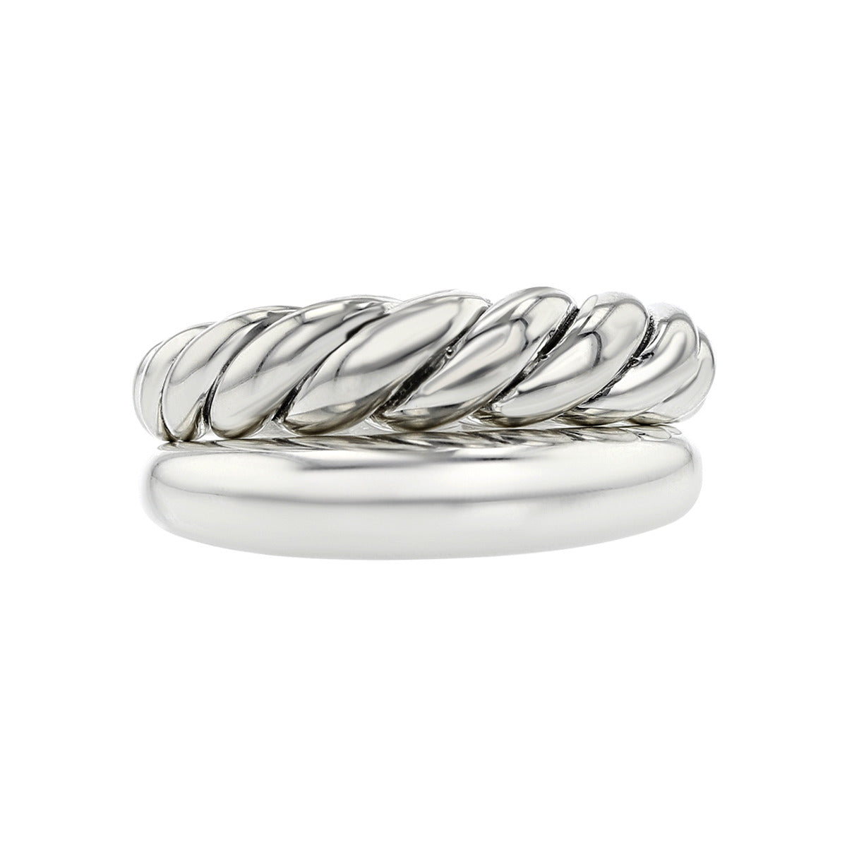 David Yurman Pure Form Stack Rings | Shreve & Co. | Shreve & Co. Jewelers