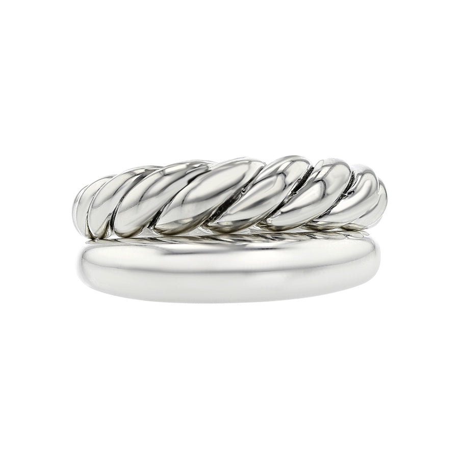 David Yurman Pure Form Stack Rings Shreve & Co. Jewelers