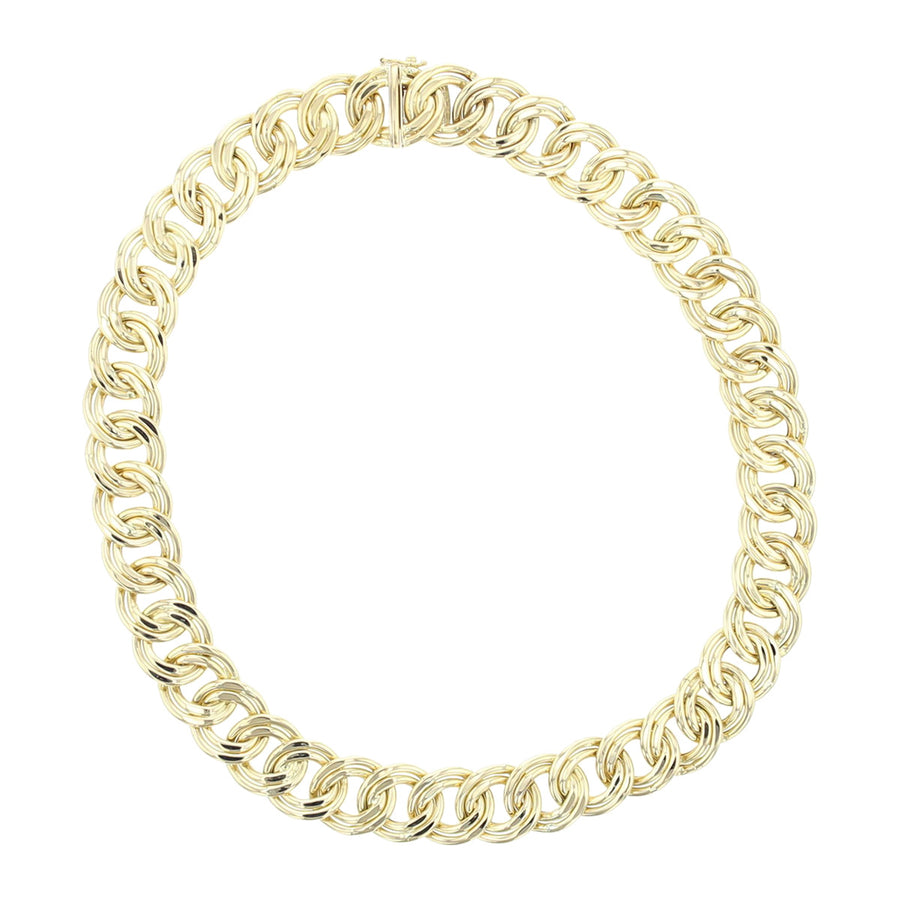 16-Inch 14K Yellow Gold Curb Link Necklace