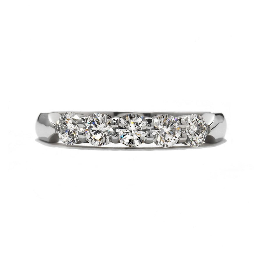 Hearts on Fire 5-Stone Diamond Band