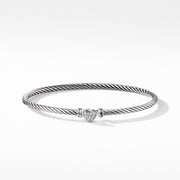 Cable Collectibles Heart Bracelet with Diamonds