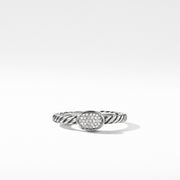 Cable Collectibles Oval Ring with Diamonds